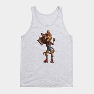 Roller Disco Kitty Tank Top